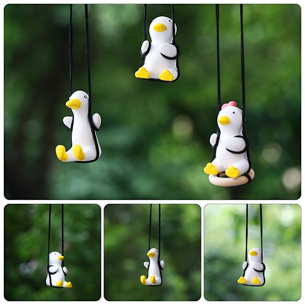 Swing Duck Car Pendant Decor 1 1 1
