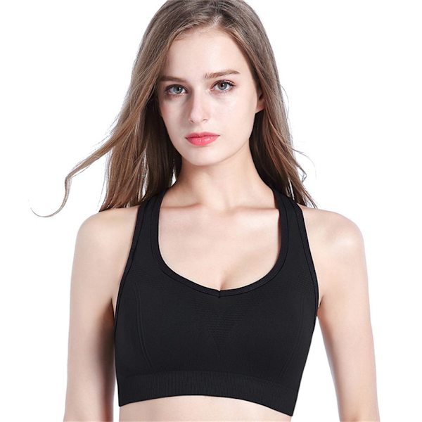 Sport-BH Yoga Linne SVART L black L