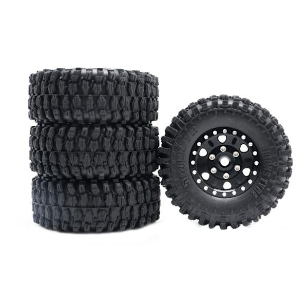 4ST RC Bilhjul Hjul SVART Black