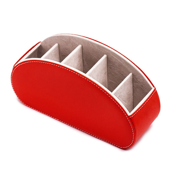Skrivebord Opbevaringsboks Desktop Organizer RØD red