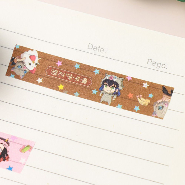 Demon Slayer Washi Tape Leikekirjan sisustus 1 1