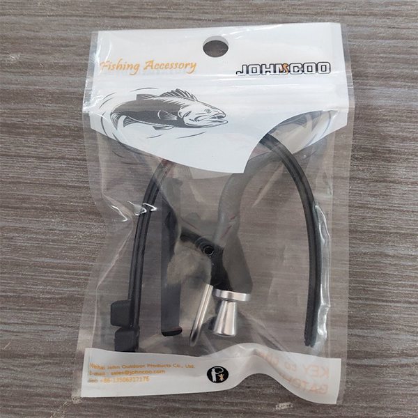 Fishing Launch Gun Clamp Tommelfingerknap SORT black