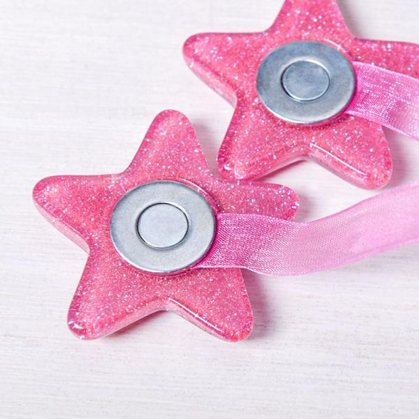 Stjerneform Gardinspenne ROSA1-LITEN ROSA1-LITEN Pink1-Small