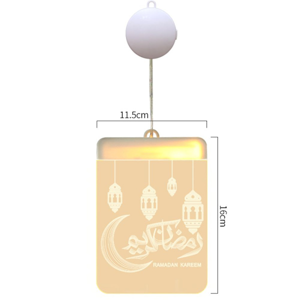 EID Mubarak LED-lampa hängande lampa 04 04 04