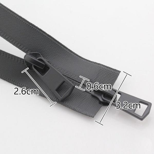 Osynlig dragkedja Double Slider Zip VIT 80CM White 80cm