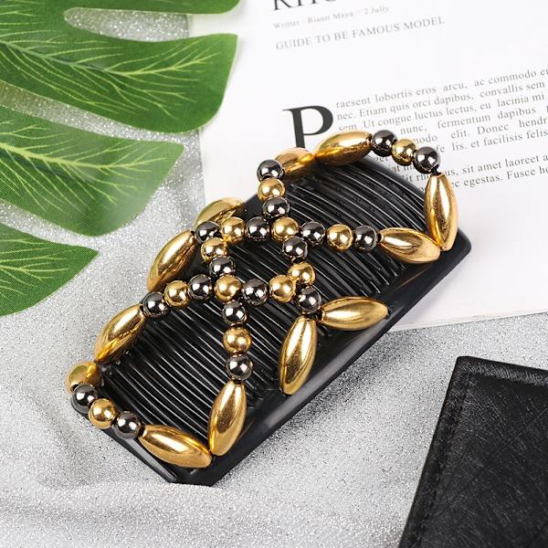 3st Magic Hair Comb Double Comb Pärlhårig klipp