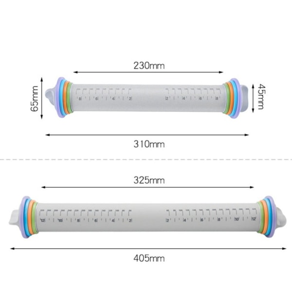 Kagerulle Justerbar Tykkelse 8INCH 8inch