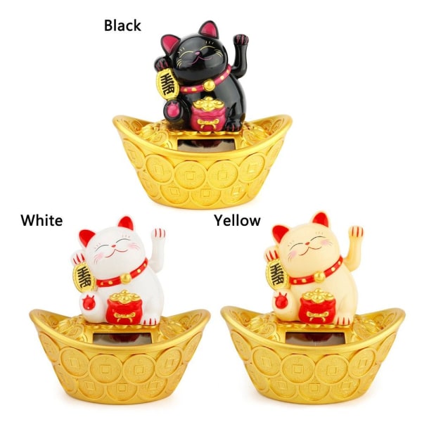 Lucky Cat Form skakar händer Lucky Cat GUL Yellow
