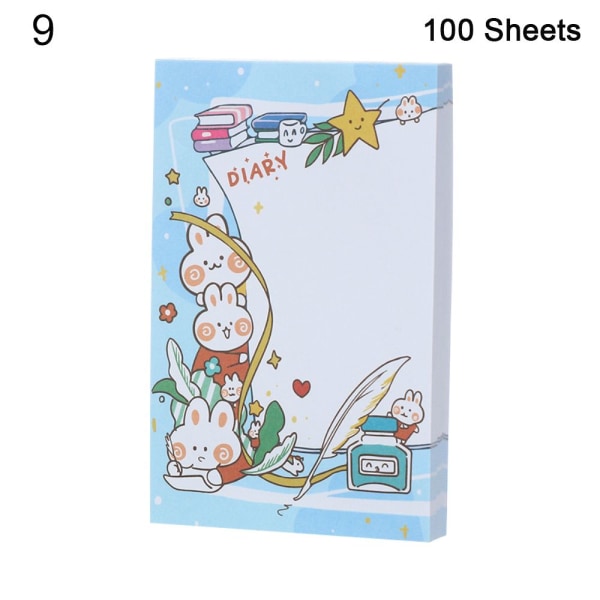 100 ark, der kan rives i stykker Sticky Notes Memo Pad 9 9 9
