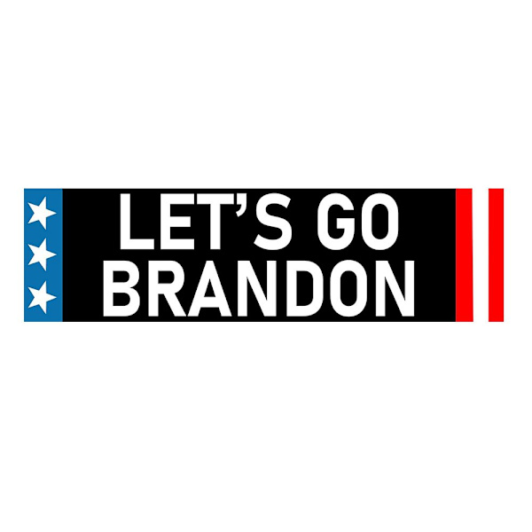 La oss gå Brandon-klistremerke A A A