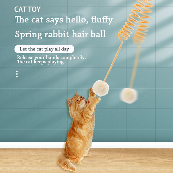 Pet Cat Teaser Lelut Self-Happy KELTAINEN 2 2 yellow 2-2