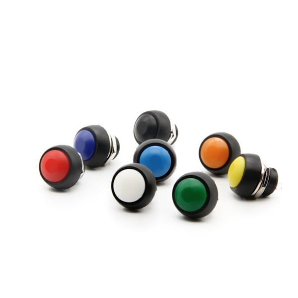 10st Tryckknappsbrytare Momentan Switch GUL 10ST 10ST yellow 10pcs-10pcs