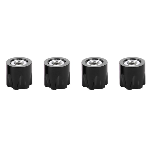 4 STK RC Bil Hjulafdækning Nav Center Caps SORT 4 STK 4 STK black 4PCS-4PCS