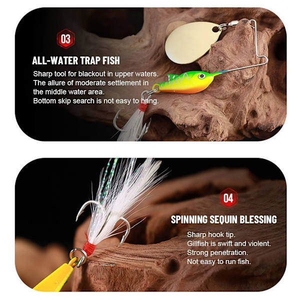Metall fiskebete VIB Lure B B B