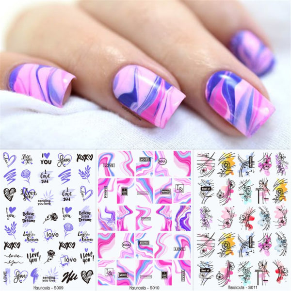 Nail Art Stickers Plant Color 5 5