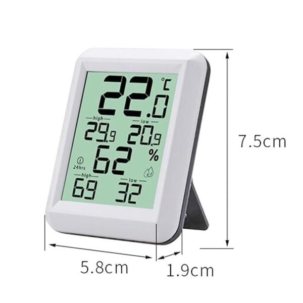 Digitalt termo-hygrometer Elektronisk termometer hygrometer
