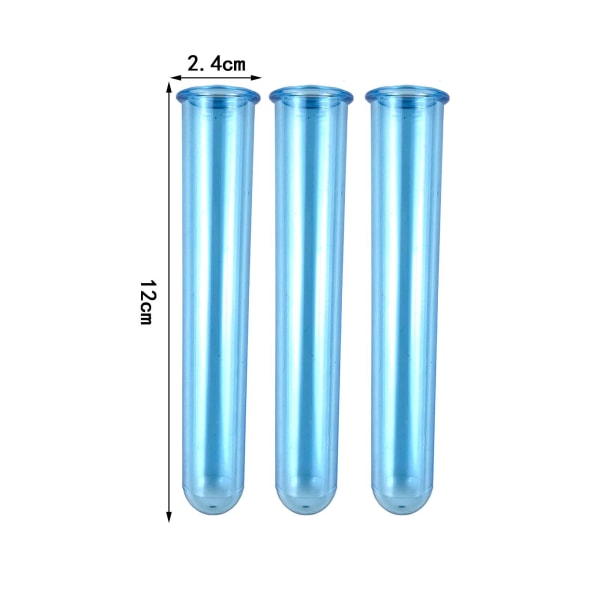 Hydroponinen kasvisäiliö maljakkohartsimuotti 3 kpl MOLD 3 kpl 3PCS Test Tube