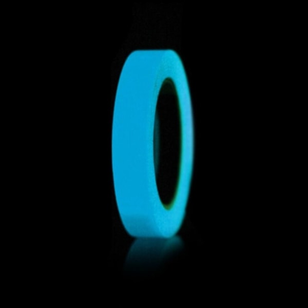 3 Meter Luminous Tape Glow In The Dark BLÅ 1 RULL-3CM Blue 1 roll-3cm