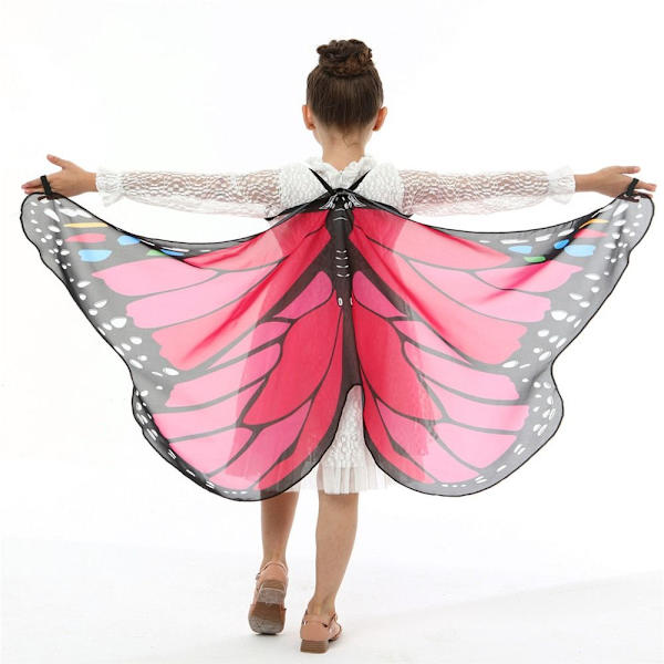 Butterfly Wings Sjal Butterfly Tørklæde 3 3 3