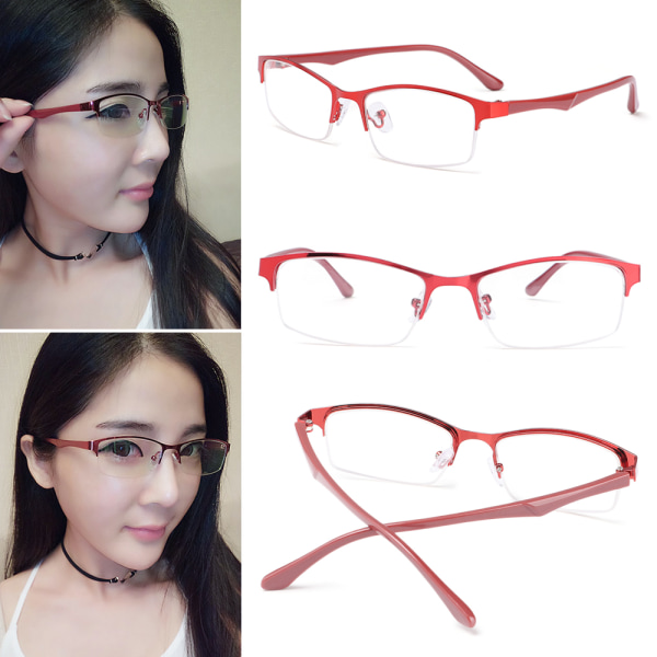 Myopia Glasses Reseptilasit PUNAINEN -150 red