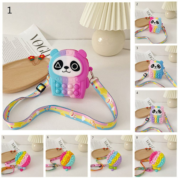 Pop It Coin Purse Wallet 5 5 5