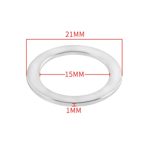 10st Cykelpedal Spacer Ring Cykelpedal i rostfritt stål