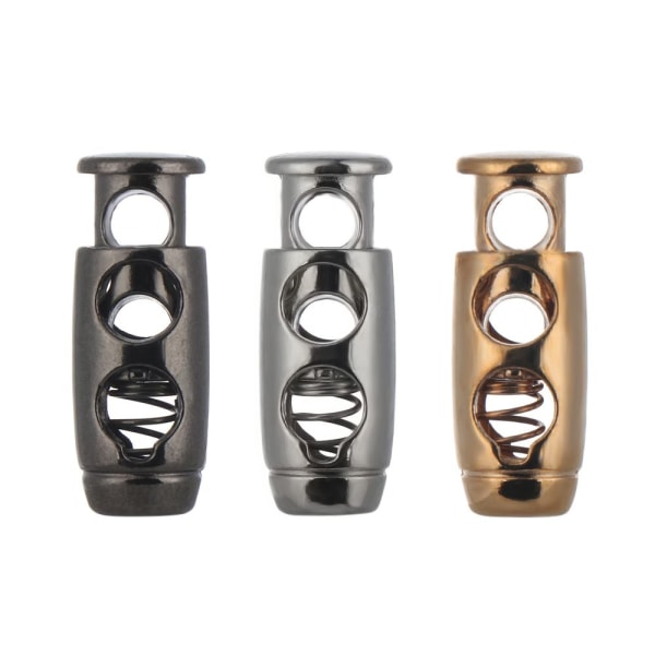 10 stk dobbelthulspropper DIY metalklemme stopperledning 2