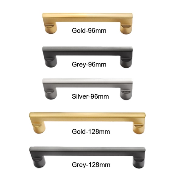 Dørhåndtak Skap Trekker GRÅ 96MM grey 96mm
