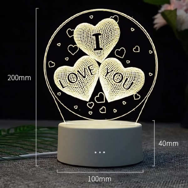 LED-lys 3D Natlys STYLE 2 Style 2
