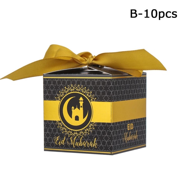 5/10 stk Eid Mubarak slikæske B-10STK B-10STK B-10pcs