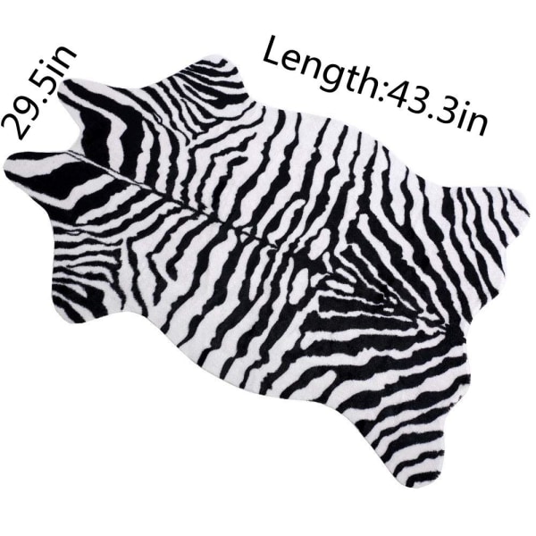 Et ark tæppe Tæppe hjem ZEBRA MØNSTER ZEBRA MØNSTER zebra pattern