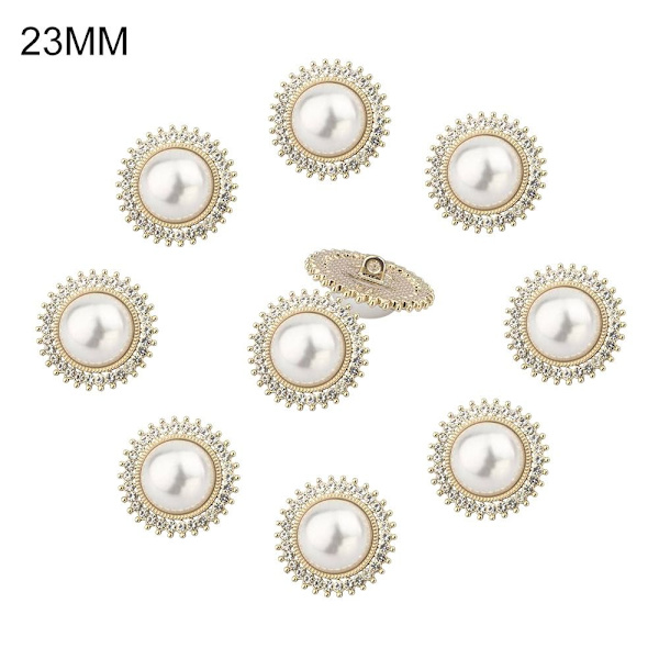 10 Stk Pearl Tøj Knapper Skjorte Knapper 23MM 23MM