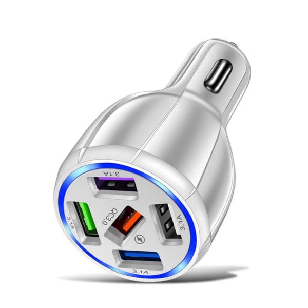 Bil USB-opladerstik Quick Charge HVID white
