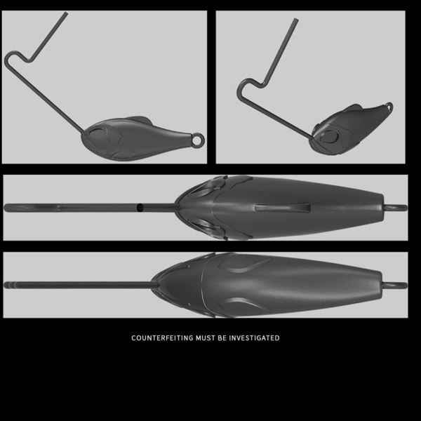 Metal Fiskeagn VIB Lure FARVE E -17G FARVE E -17G Color E -17g