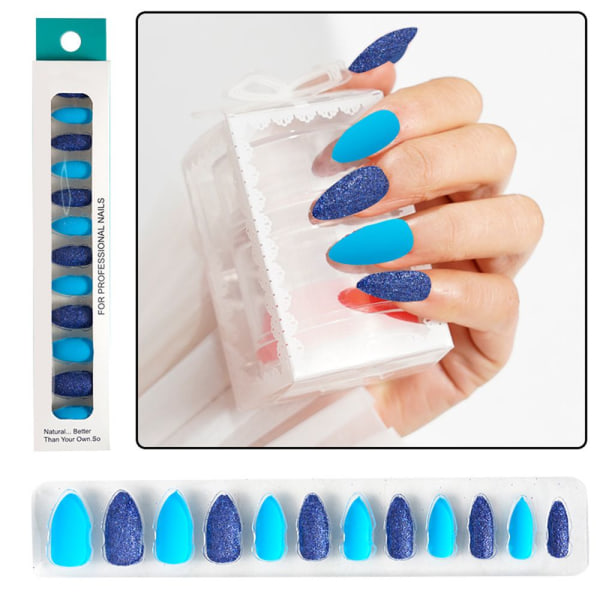 12st/box Press on Nails Matt False Nails 04 04 04