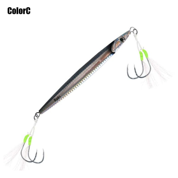 Metallikalastusuhe koukulla Jig Bait COLOR C COLOR C Color C