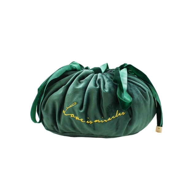 Ears Velvet Storage Bag Cosmetic Pouch Bag GREEN green