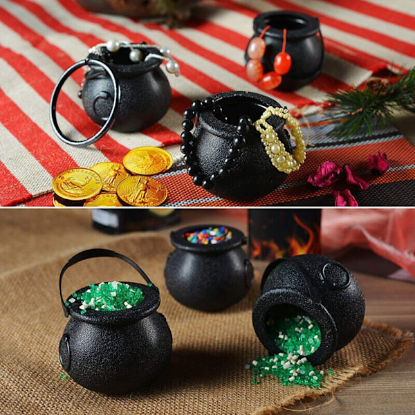 Godisvattenkokare Candy Cane SVART black