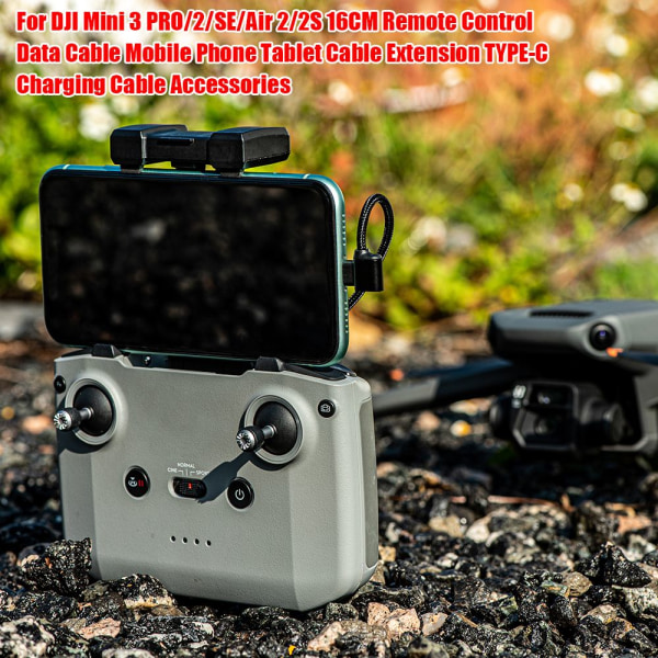 16CM fjärrkontroll datakabel för DJI Mini 3 PRO/2/SE/Air 2/2S