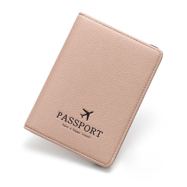 RFID-läderpassväska Passhållare ROSA Pink