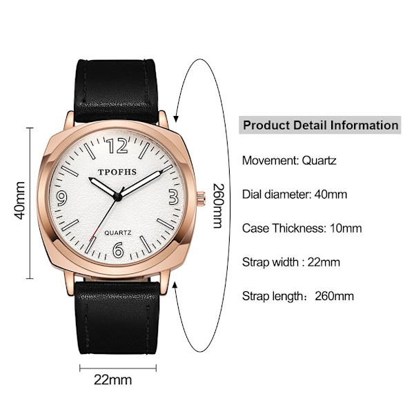 Watch Quartz Armbandsur VIT white