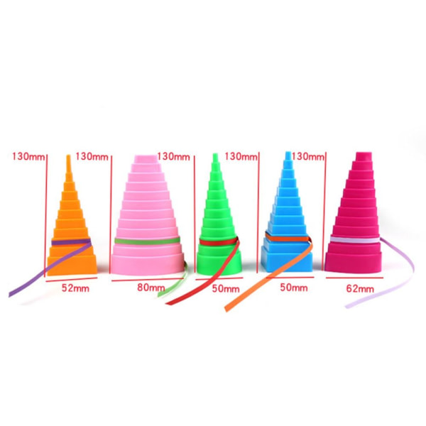 5 stk/sæt Papercraft DIY Håndværk Tower Paper Quilling Border