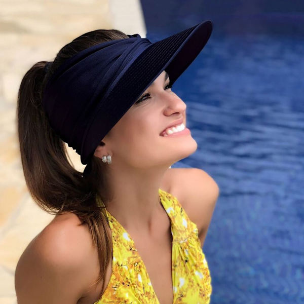 Sun Hat Hollow Cap PUNAINEN red