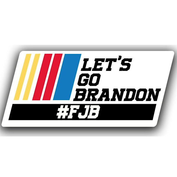 La oss gå Brandon-klistremerke A A A