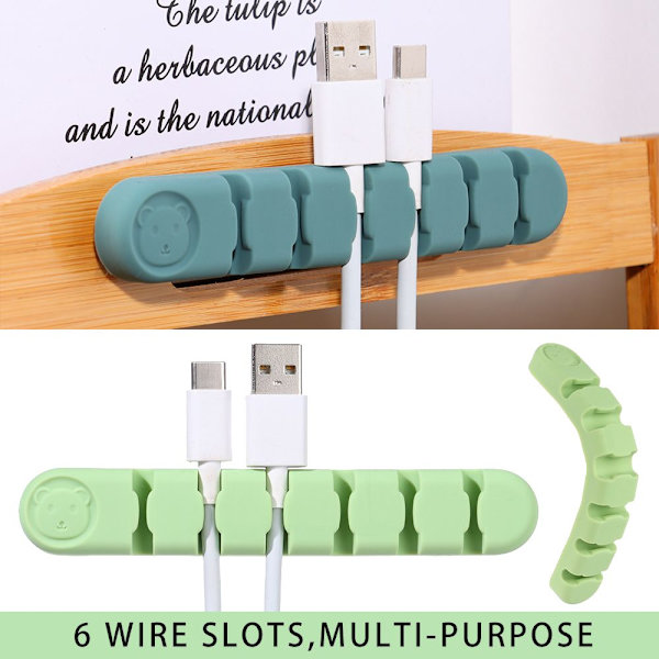 USB Cable Organizer Pöytäkaapelin kiinnityslaite COLOR 11 Color 11
