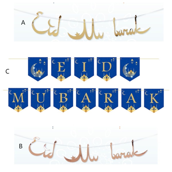 Eid Mubarak Banner Eid al-Fitr Party C C