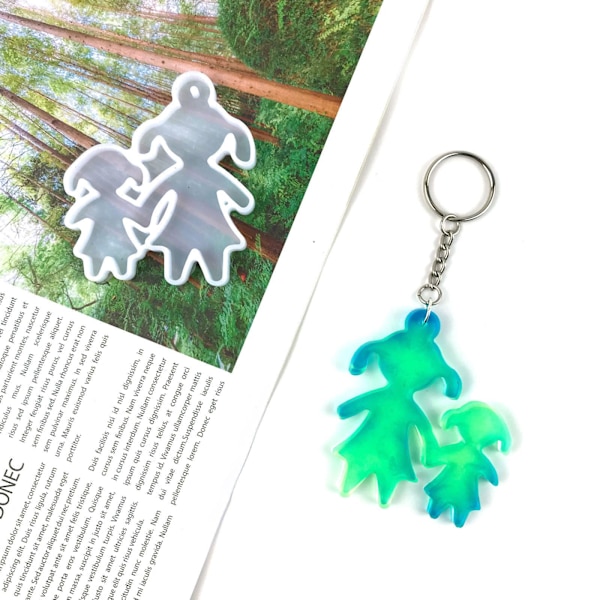 Avainnipun mold, kristalli epoksimuotti MOULD Transparent