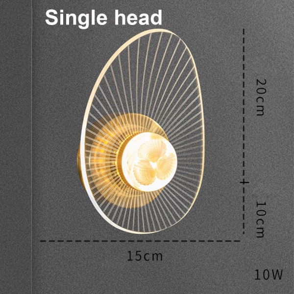 Vägglampa Nordic SINGLE HEAD Single head