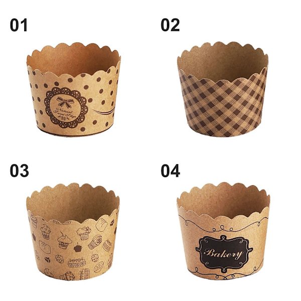 50 stk Cupcake Paper Cups Cupcake Wrappers 7X5CM01 01 7x5cm01