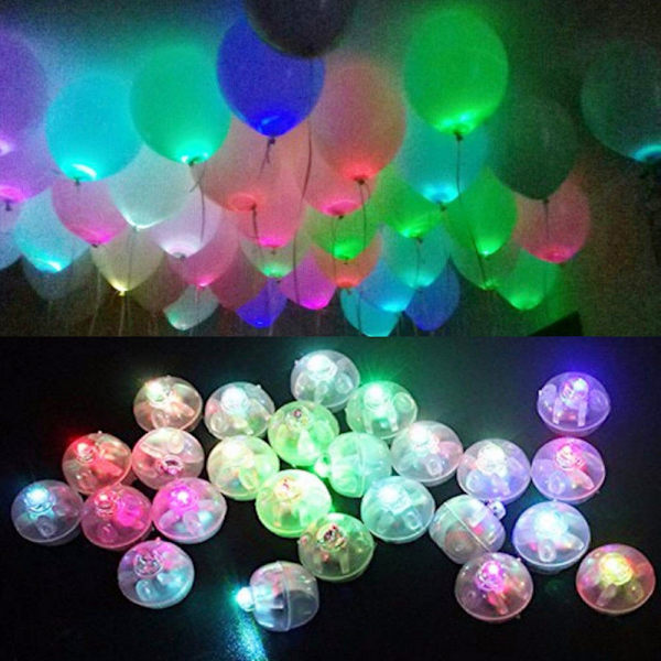 10/20st LED Ballong Dekor Ljus VIT 10ST white 10pcs